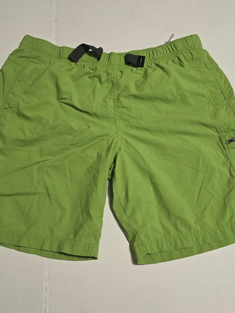 Columbia Lime Green Mesh-Lined Active Shorts - Picture 1 of 5